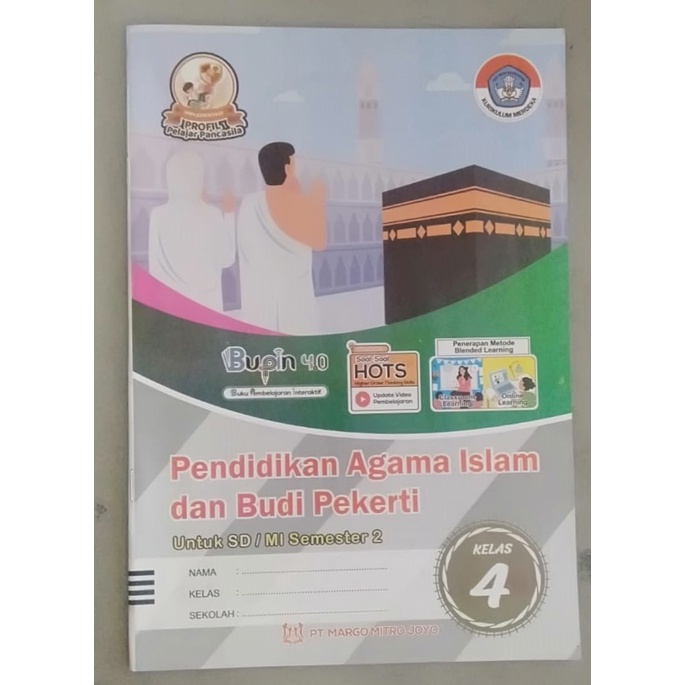 

Buku LKS Kurikulum Merdeka4.0| Pendidikan Agama Islam dan Budi Pekerti Kelas 4 SD/MI Semester-2