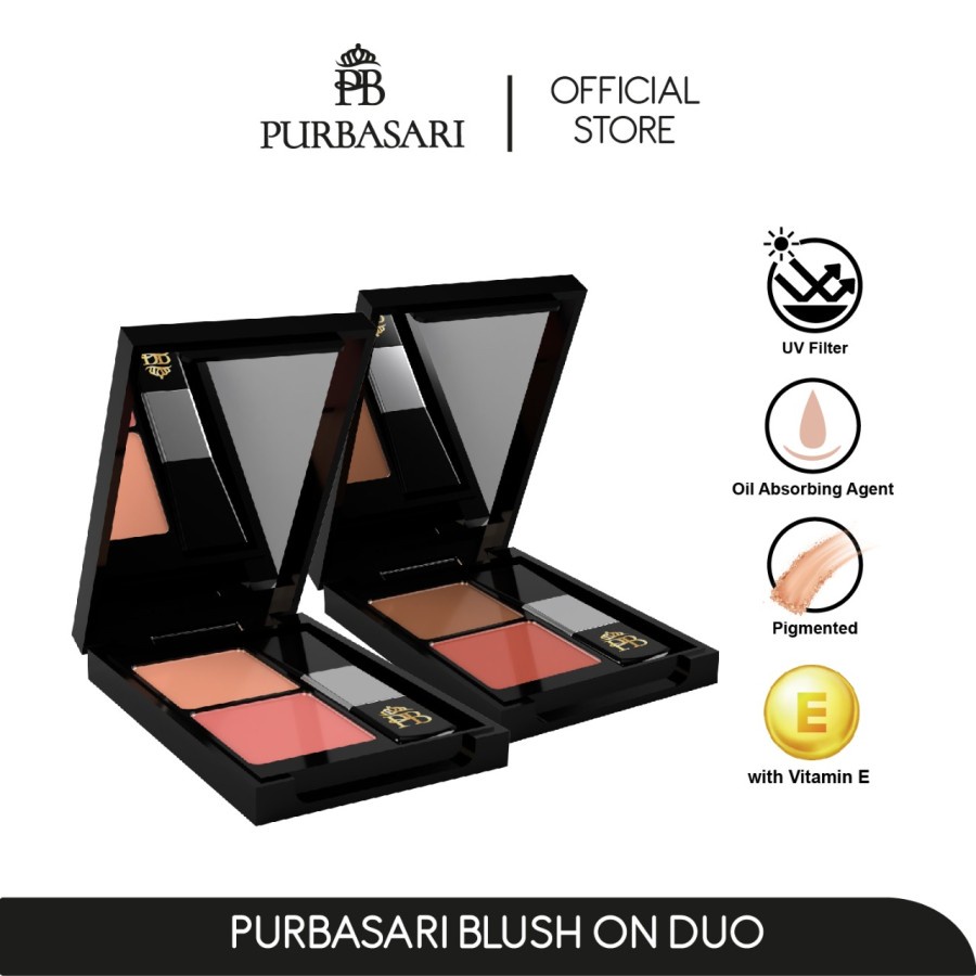 PURBASARI Blush On Duo