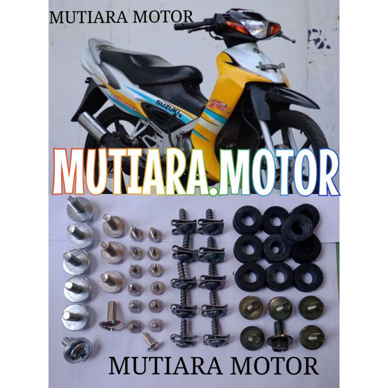 Baut Baud Scrub Full Body Satria Hiu Malaysia plus karet