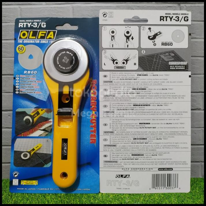 

Rotary Cutter 60Mm Rty-3/G Olfa