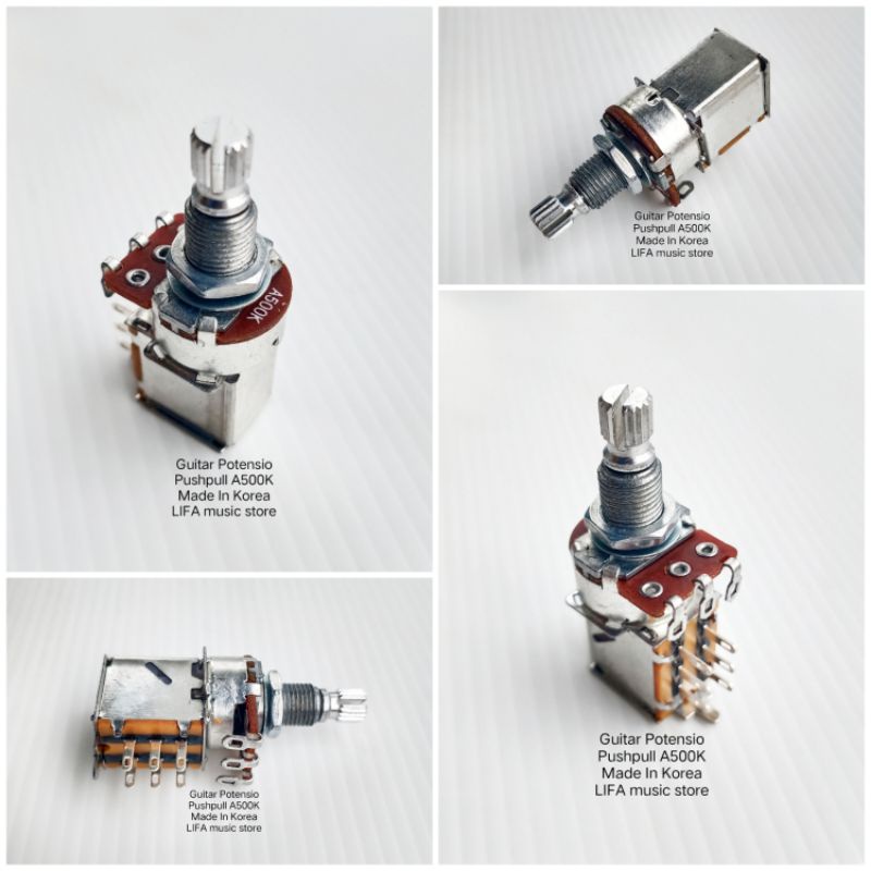 Guitar Potensio Pushpull A500K Made In Korea