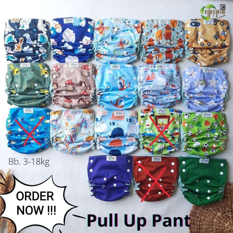 CLODI NINGRAT/ POPOK KAIN/ POPOK CUCI KERING PAKAI/ PAMPERS NEW BORN/ DIAPERS BABY NEW BORN