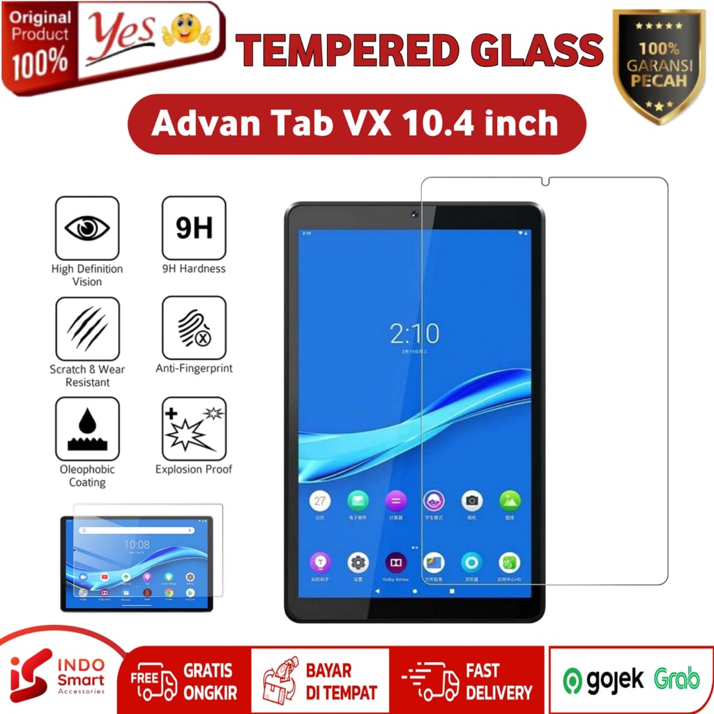 Advan Tab VX / Tab Advan VX / Advan Tab VX Lite / TG Advan VX Lite 10.4 inch Tempered Glass Anti Gor