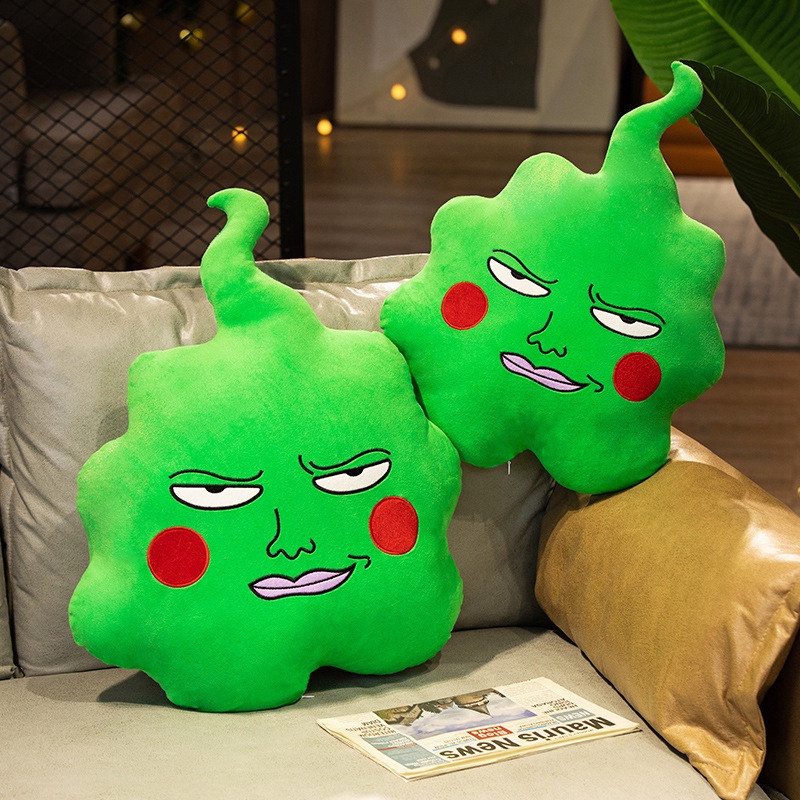 45cm/55cm Mob Psycho 100dimmple Mainan Mewah Bantal Cushion Lucu Dekorasi Rumah Hadiah Ulang Tahun