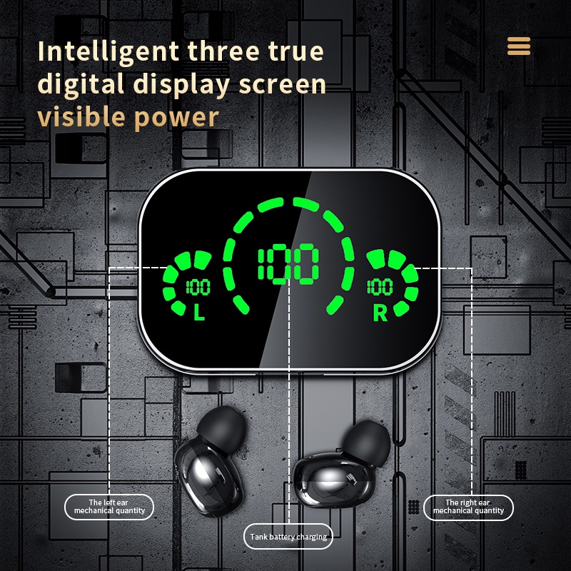 YD04 TWS Wireless Earphone Bluetooth V5.0 Earbuds 9D Stereo Headphones With Mic Music Gaming Headsets for smartphone