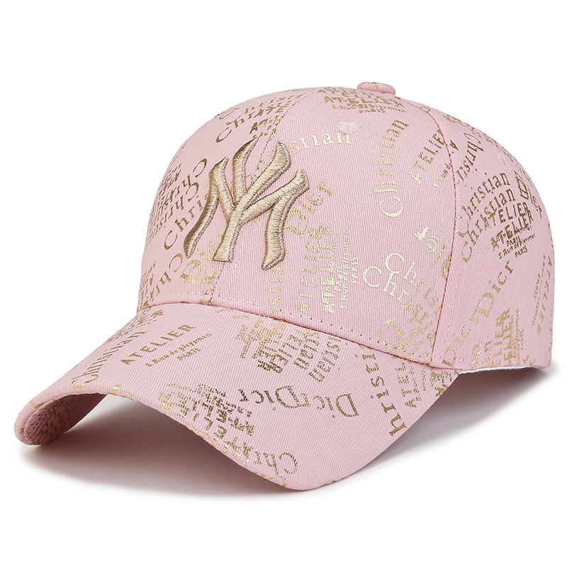 High-quality MY Bordir Dicetak Topi baseball Untuk Wanita Pria fashion Surat Serbaguna Graffiti Kerai Topi Olahraga Luar Ruangan Topi Yang Dapat Disesuaikan