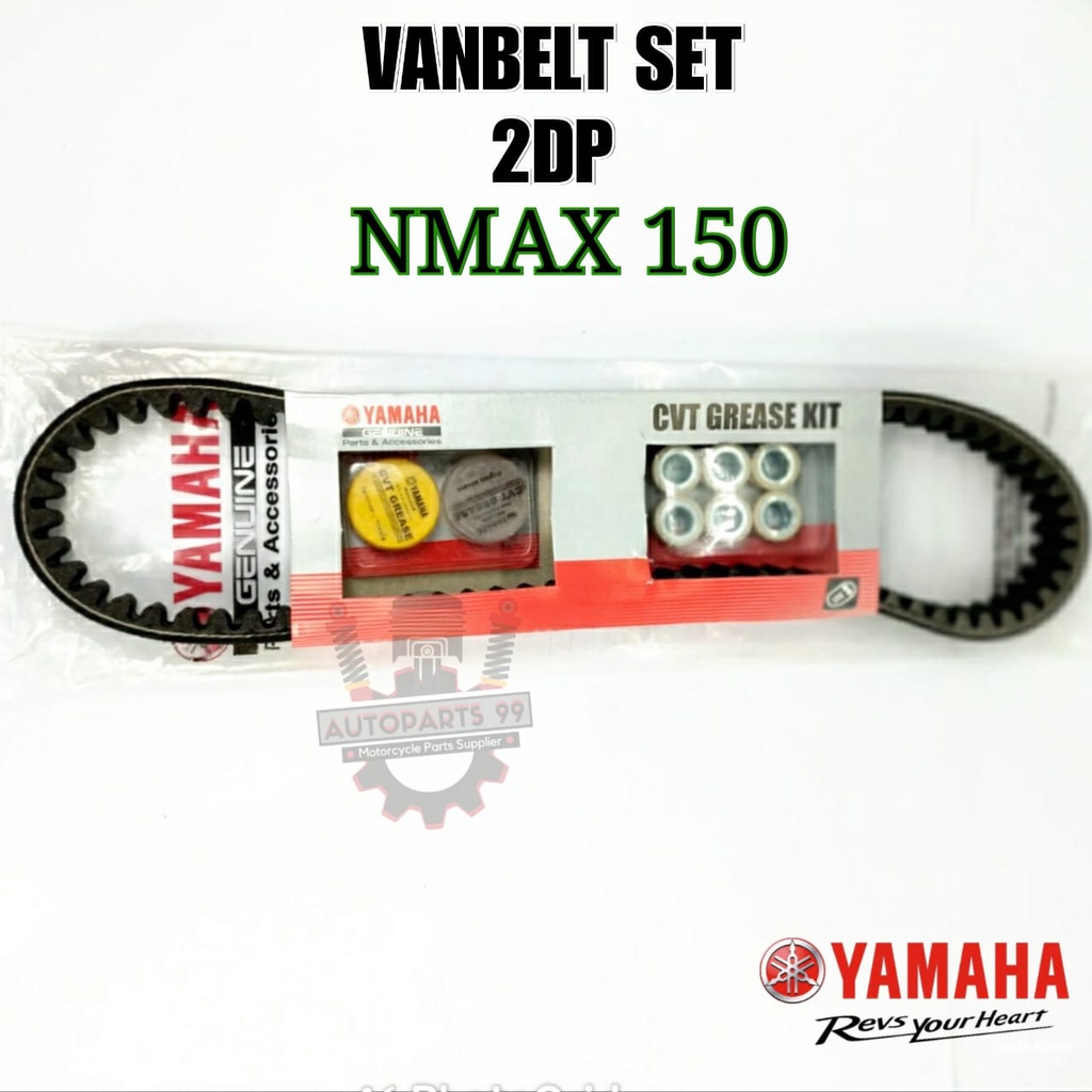 Vanbelt Set Roller NMAX 2DP Original Yamaha Vbelt 2DP Yamaha Asli