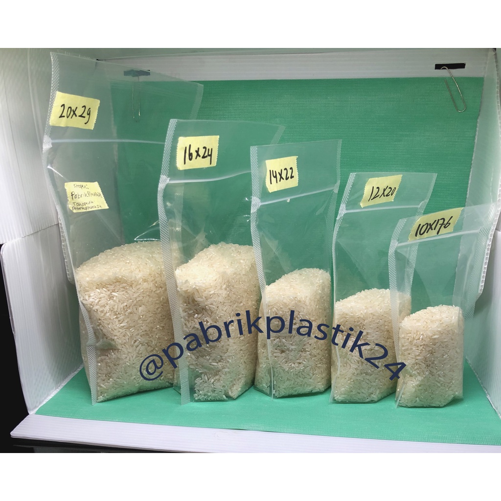 STANDING POUCH DOUBLE SEAL 20X35 50lembar