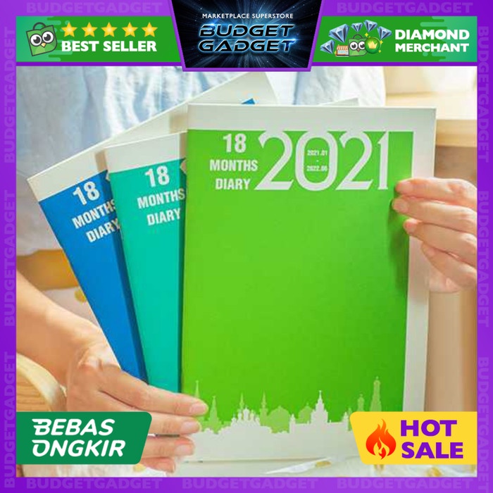

✨NEW✨ - JIANWU Buku Diary Kalender Catatan Jurnal Harian Notebook - S253 - B5