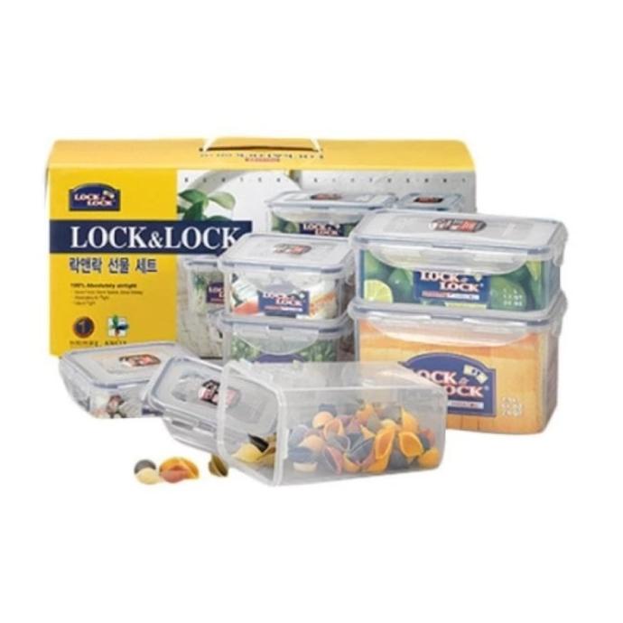 lock n lock gift set 6 pcs hpl818shp