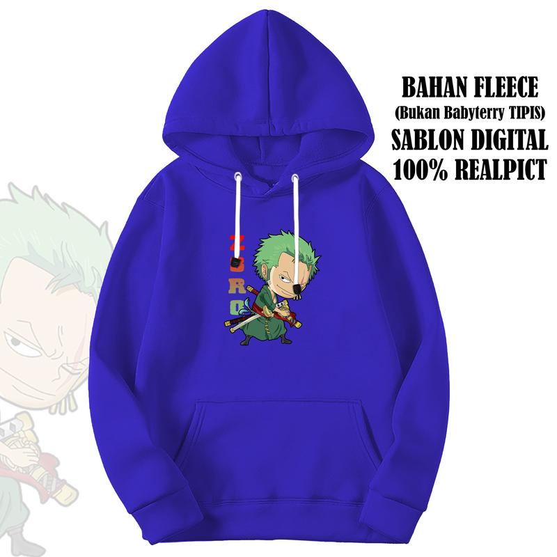 HOODIE ANAK SWEATER ONE PIECE ZORO UNTUK ANAK 2-10 TAHUN BISA COD KE249