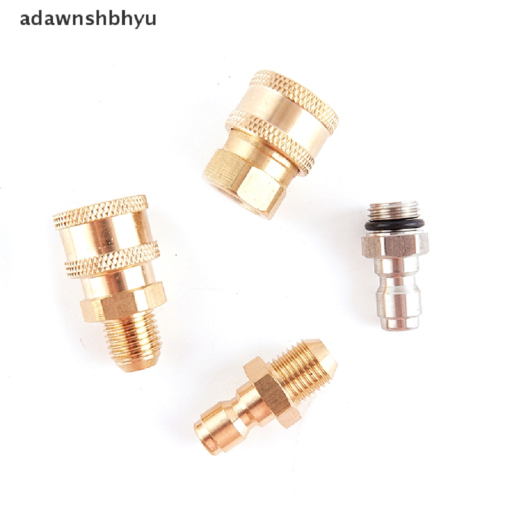 Adawnshbhyu Tembaga1 /4 Mesin Cuci Tekanan Tinggi Quick Coupling Water Hydraulic Coupler ID