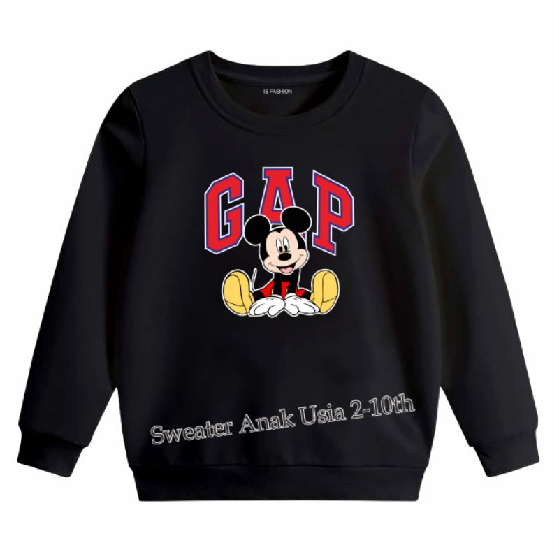 ((IB))SWEATER ANAK2 UNISEX/M1CK3Y G4P DIGITAL SABLON