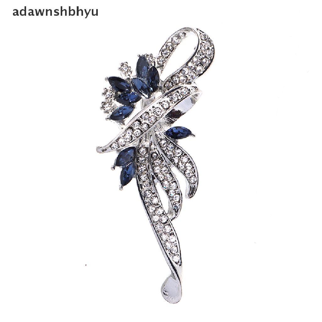 Adawnshbhyu 1Pc Wanita Elegan Kristal Bros Pin Fashion Perhiasan Pakaian Aksesoris Hadiah ID