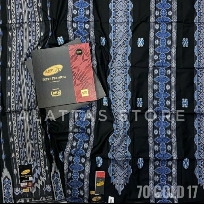 {FamilyStore} Sarung Atlas Jaquard Songket Super Premium - 70 GOLD 17 Limited