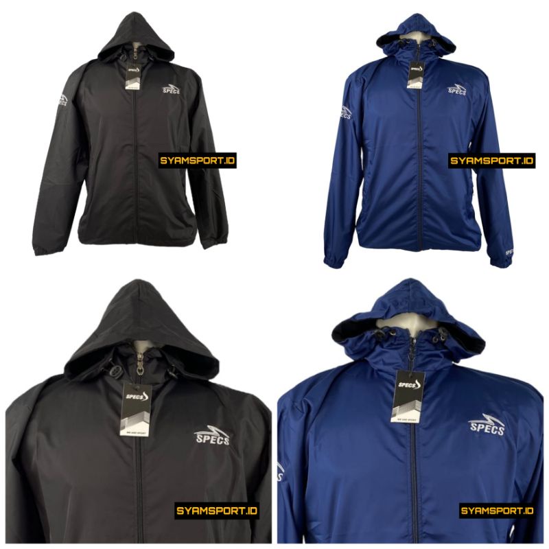 Jaket Parasut Pria Sport Grade Ori Full Parasut Logo Bordir Saku Resleting / Jaket Running / Jaket J