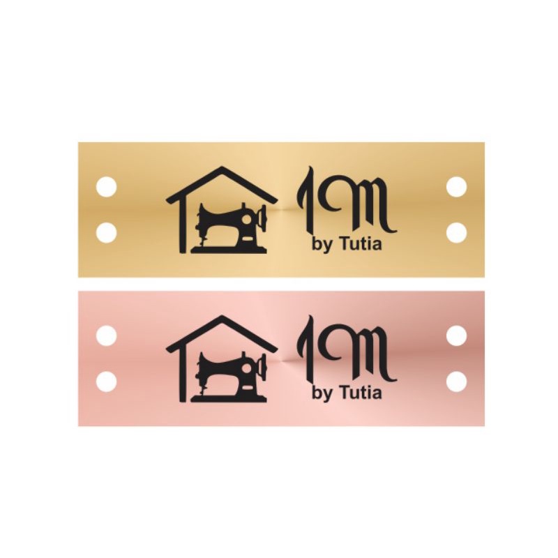

label akrilik Salwa Collection19 dan IM by Tutia ukuran 1*3 cm 200 pcs
