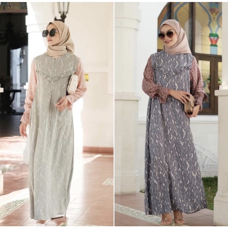WAVEBIT DRESS AWAN L/XL VANILLA HIJAB SALE / WAVEBIT DRESS AQUA L/XL VANILLA HIJAB OFFICIAL