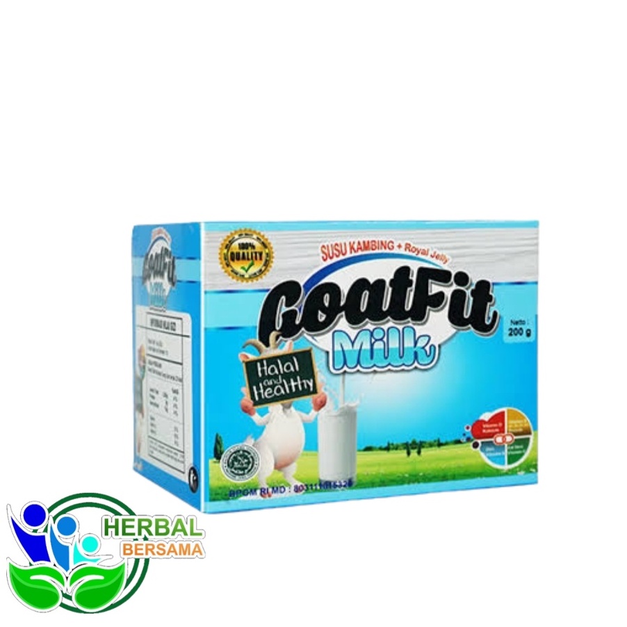 

Susu Kambing Etawa Plus Royal Jeli Goatfit Milk Original | Goat Fit Original Per Box 10 Sachet