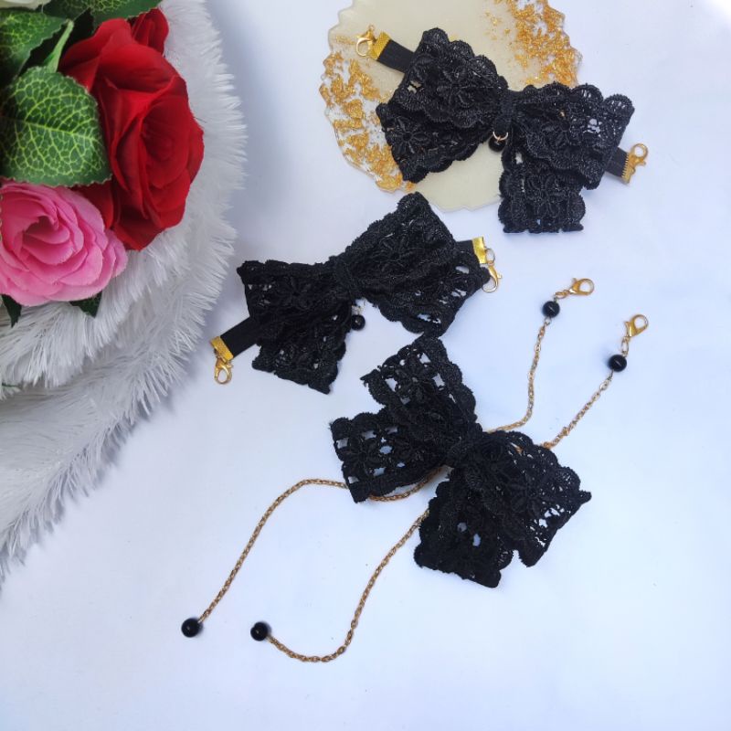 Konektor Pita Lace|Kalung Masker Pita|Strapmasker