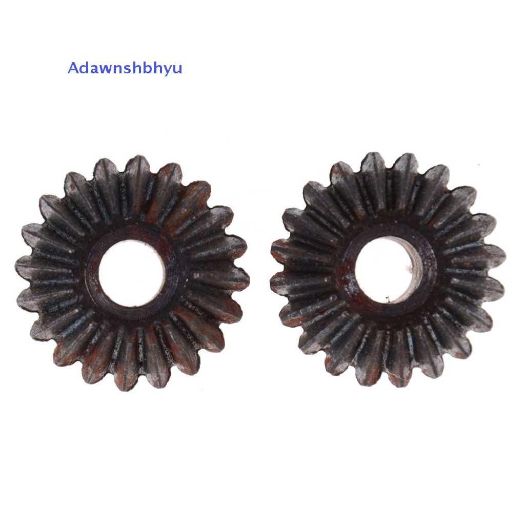 Adhyu 2pcs Gears Bevel Metal 7mm 1modul 20gigi Dengan Lubang Dalam 7mm 90derajat ID