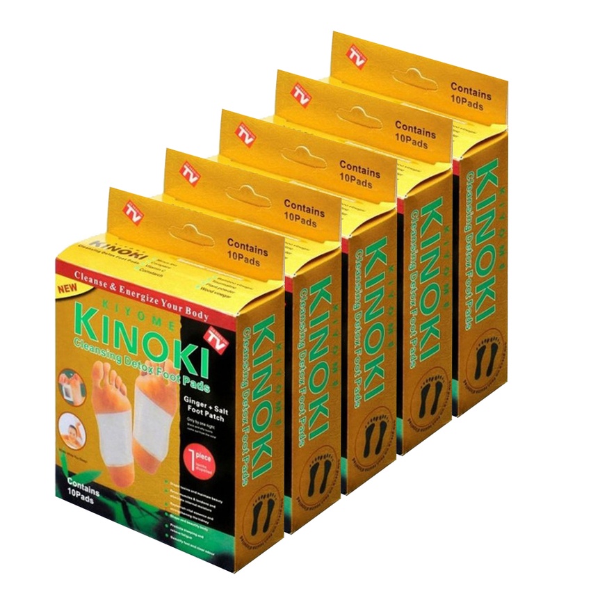 Kinoki Gold Original Penyerap Racun Dalam Tubuh 1 Box Isi 10 Sachet Bisa COD