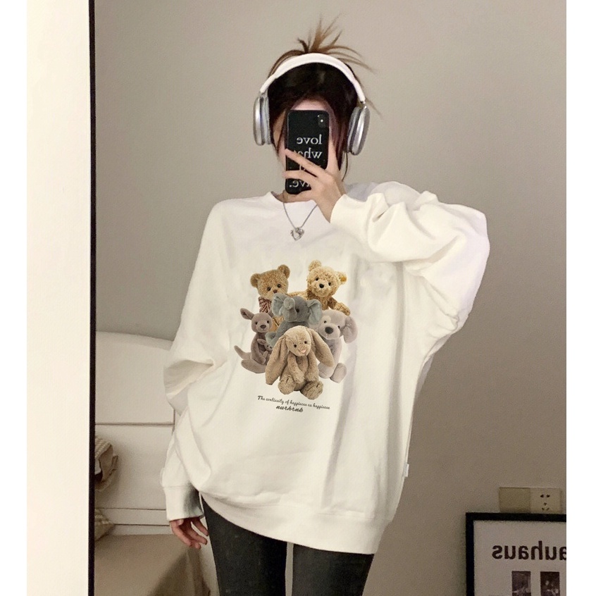 Sweater many dolls kaos oversize baju korean style wanita ootd A0384