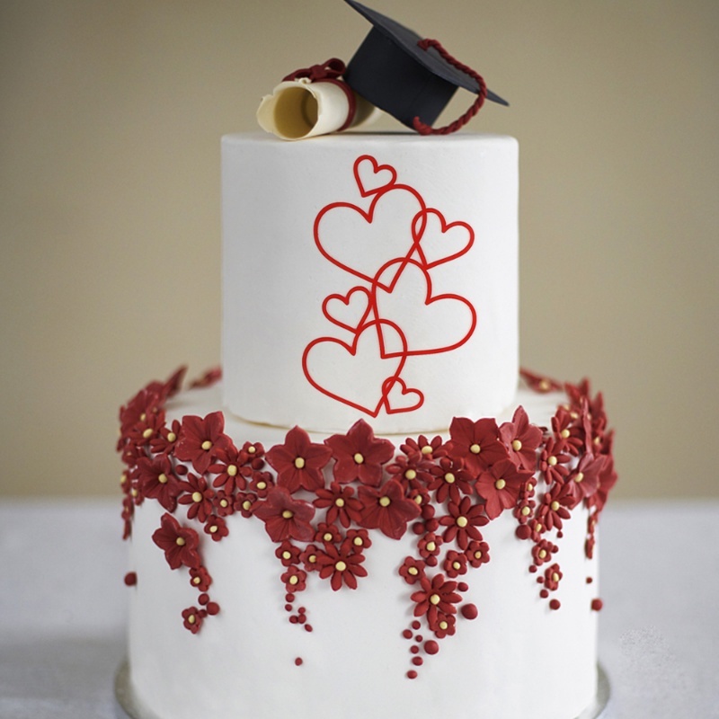 [Harga Grosir] Indah Kue Dekorasi Aksesoris Romantis Dessert Insert Kartu Muffin Es Krim Ornamen Akrilik Cinta Hati Topper Kue Untuk Ulang Tahun Pernikahan Hari Valentine