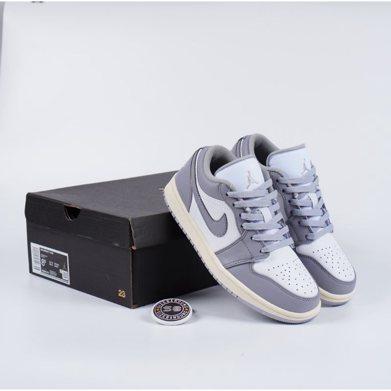 Sepatu Nike Jordan 1 Low Vintage Grey