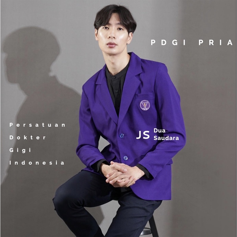 JAS PDGI PRIA TERMASUK LOGO / BAJU DOKTER GIGI PRIA / PDGI INDONESIA