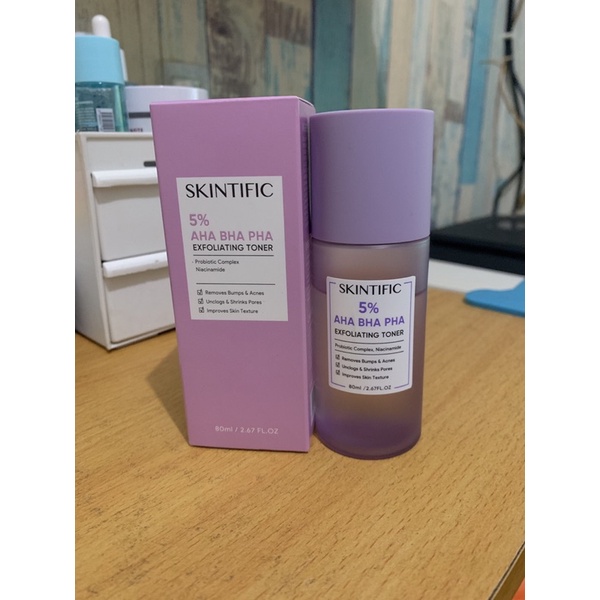 skintific exfo toner