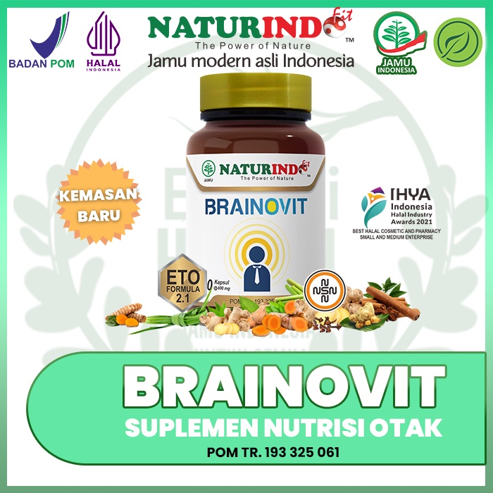 Jamu Suplemen Nutrisi Otak - BRAINOVIT Naturindo