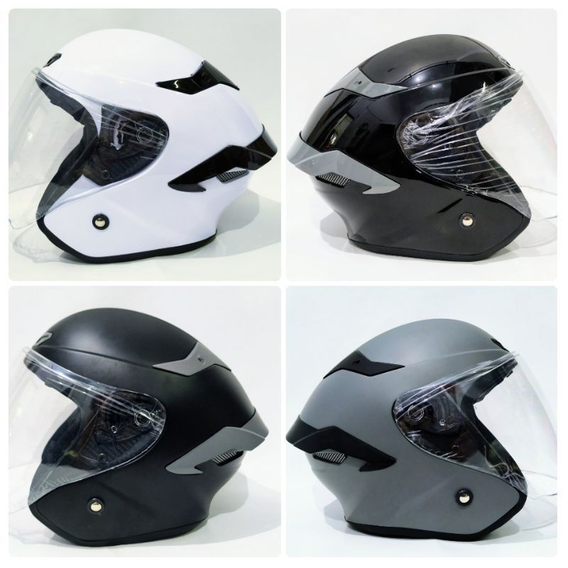 Helm ARL TT Course Half Face Single Visor SNI