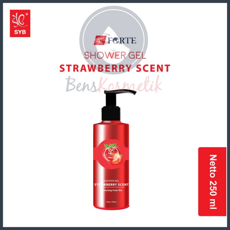 SHOWER GEL STRAWBERRY BPOM BY SYB