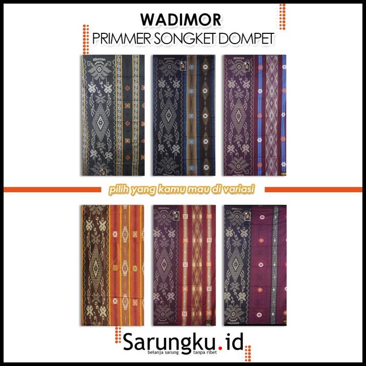 Promo Sarung Wadimor Primer Jacquard Songket Dompet