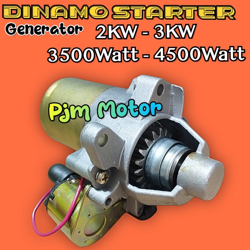 ec2500 Dinamo starter Solonoid starter mesin genset 4Tak 2000watt 3000watt 4000watt