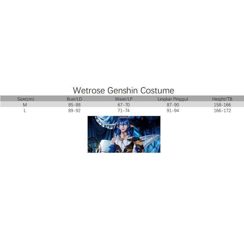 【Wetrose】Genshin Impact Cos Costume New Character Layla Complete Suit Cosplay Anime Game Costume Kostum Wanita For Women Girl