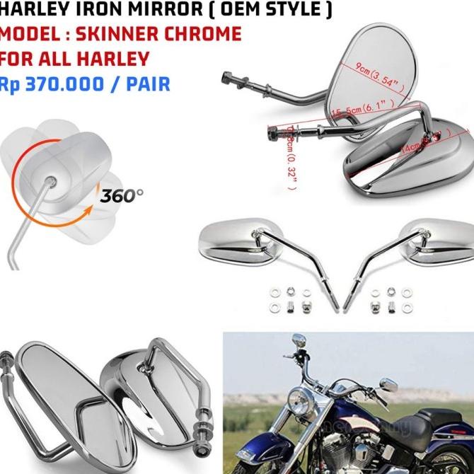 PROMO Spion harley skinner chrome