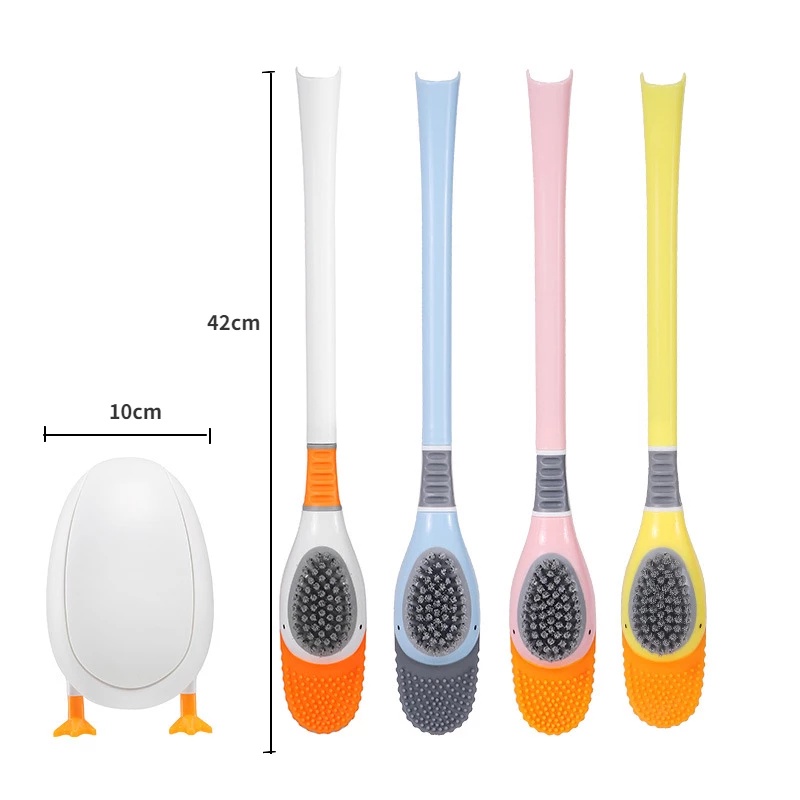 Sikat Toilet Bebek Toilet Brush Pembersih Closet Silicon