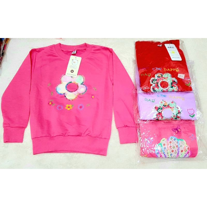 Sweater Anak Perempuan Size 3y - 10y