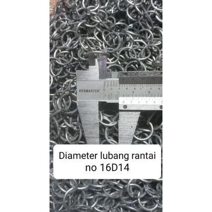 Batu Rantai Kawat Jala Ikan Las.No.16 D.14