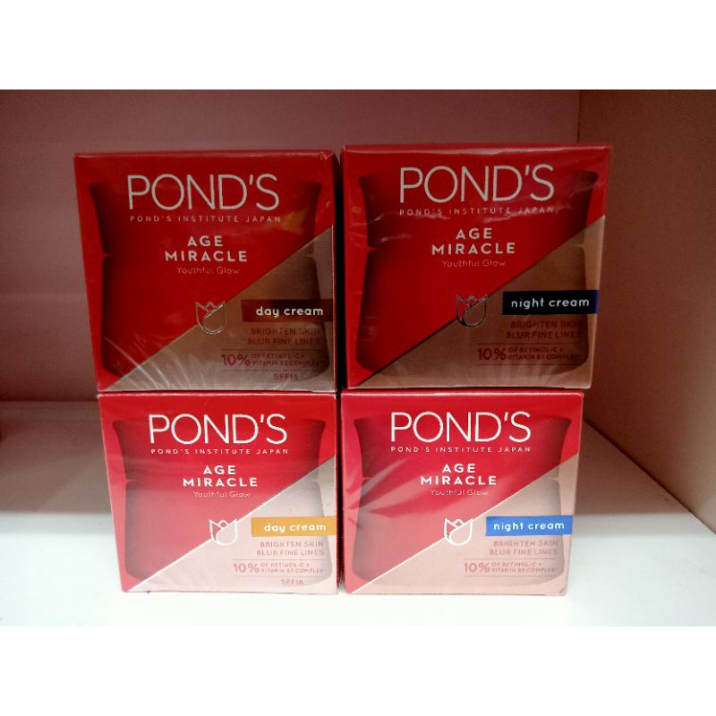 PONDS AGE MIRACLE 50 GR/ PELEMBAB WAJAH USIA 25 TAHUN KEATAS