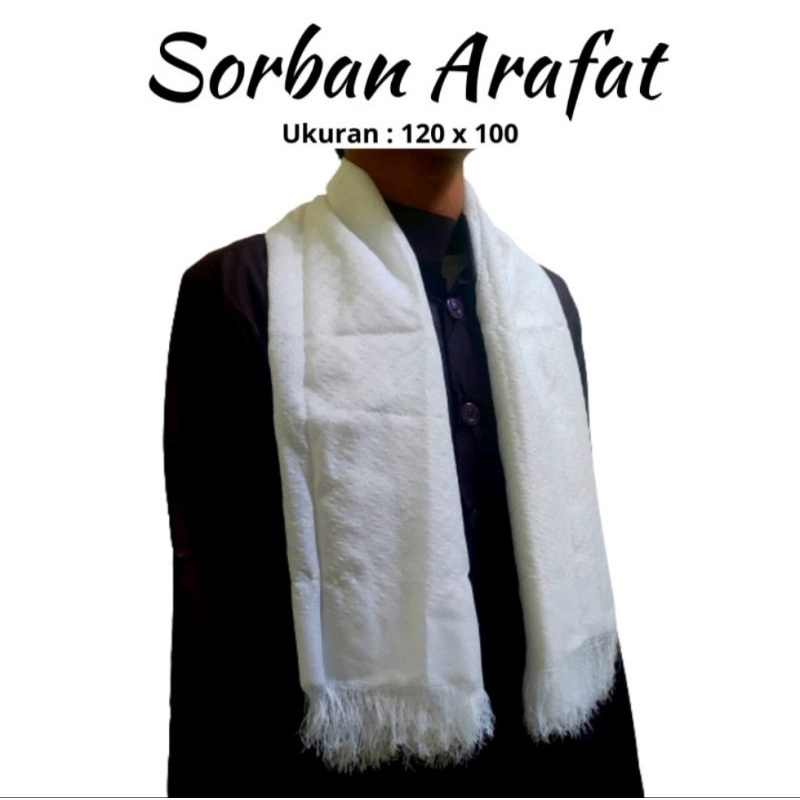 Sorban-Arafat/sorban haji sorban putih murah