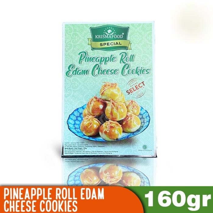 

KRISMAFOOD Pineapple Roll Edam Cheese Cookies [160 gr]