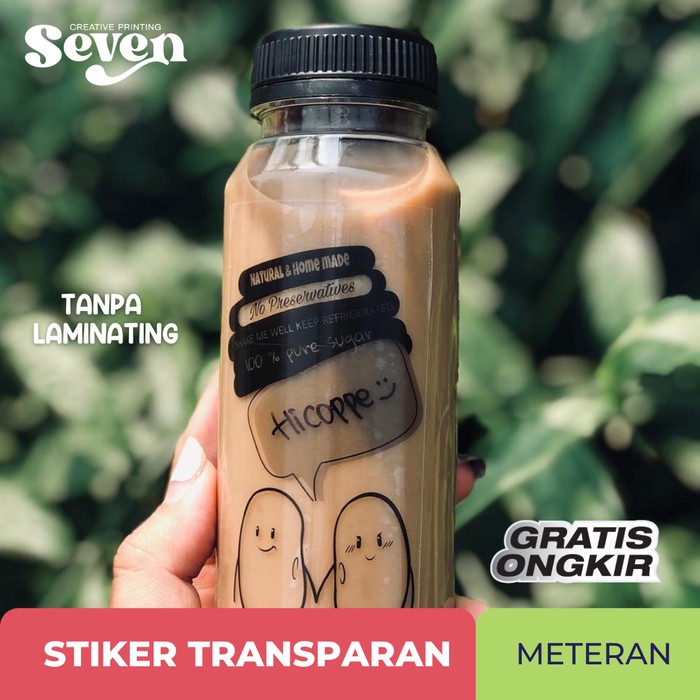 

CETAK STIKER TRANSPARAN + CUTTING