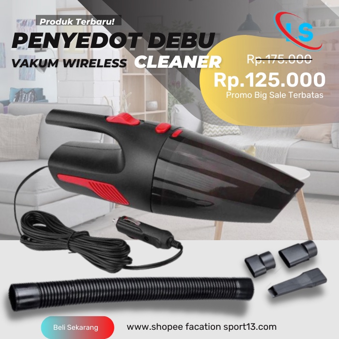 Vacuum Cleaner Penyedot Debu Mobil 12V 120W - Vakum Mobil - OTOHEROES APY2001-2XCQ