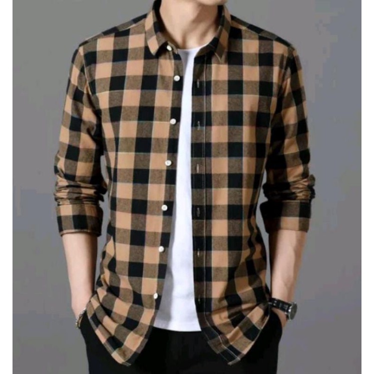 KEMEJA FLANEL WANITA KEMEJA OVERSIZE KEMEJA KEKINIAN OUTER FLANEL