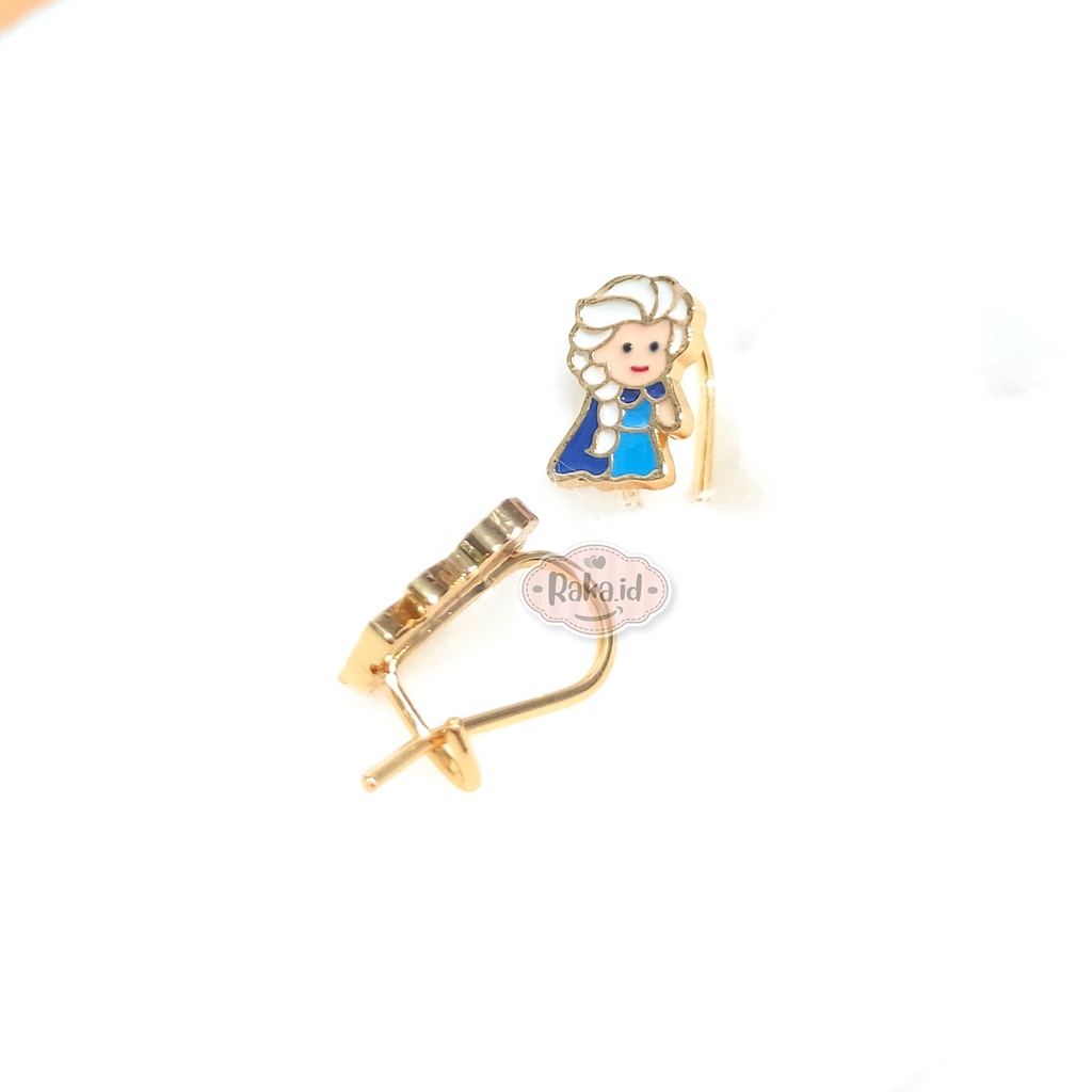 Anting Anak Perempuan Anting Desy Motif Elsa Frozen Anak Perempuan 1214