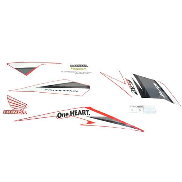 Sticker Body Kanan (Stripe Set R) Winning Red - CB150 StreetFire K15M ORIGINAL.