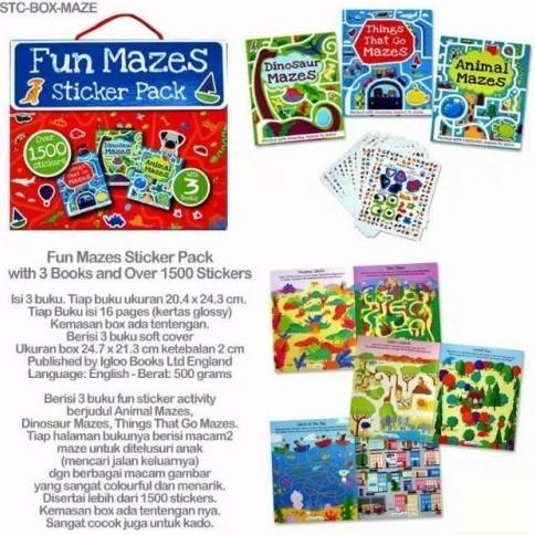 

fun maze sticker pack